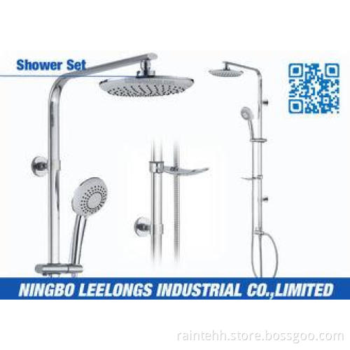 Corner Shower Column Thermostatic Shower Set With 3 Functio